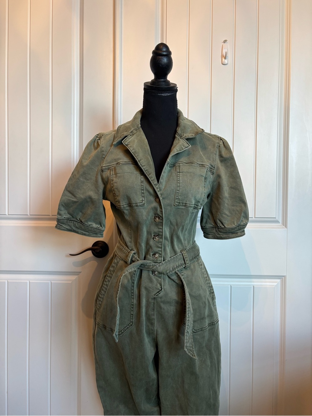 PAIGE Olive Green Utility Jacket with Belt